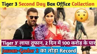 Tiger 3 Second Day Box Office Collection || 'Tiger 3' लाया तूफान, Jawan-Gadar 2 का तोड़ा Record !😱
