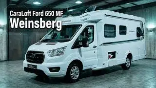 Weinsberg CaraLoft Ford 650 MF (2025) – French Bed, Swivel Bath, Kitchen Magic in a Small Motorhome!