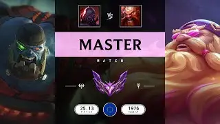Master Match: Super Sion vs Super Gragas - EUW server Patch 25.13