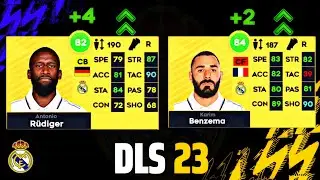 DLS 23 | Biggest Rating Upgrades! | Real Madrid 😱🔥