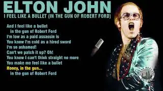 Elton John - I Feel Like Bullet (lyrics) 1976 1080p