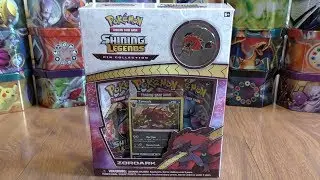 Открытие коллекции значков Zoroark Shining Legends