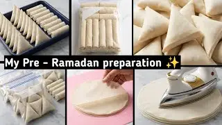 My Ramadan Food Preparation 2026 | Make & Freeze Recipes