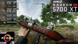 RX 5700 XT + Ryzen 5 5500 : Battlefield V