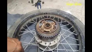 VIDEO COMPLETO Fazendo a troca do kit rela&ccedil;&atilde;o da cg 125 e 150 passo a passo @tiagodicass