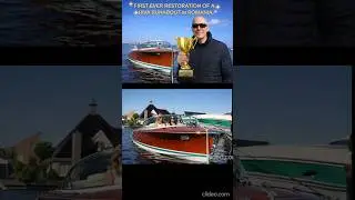 Complete Re Build  Restoration  of  Wooden Riva Italian Runabout  by  ANDREI ROCHIAN