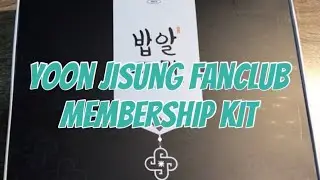 Yoon Jisung 2nd Official Fanclub - Babal 2nd Generation Membership Kit [UNBOXING]