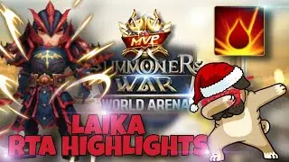 Laika RTA Highlights (Solid Damage) - Summoners War
