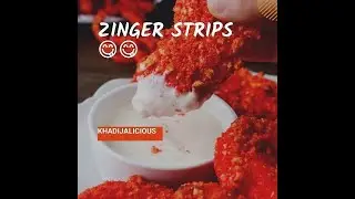 Zinger stripes recipe by khadijalicious |with cheetos & lays |extra crispy |tender |wah wah ho jaye