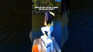 GIANT Fish Turns My Boat into a RODEO!Tags: #FishingFails #HugeCatch #fishing #shorts