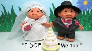 The Troll Doll Channel: 💗🧡💛TROLL WEDDING MARCH!💚💙💜