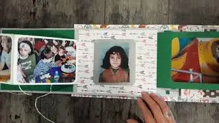 Album de scrap en zig zag