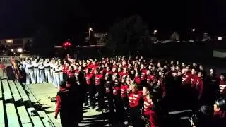 The pRIde of Rock Island Marching Band sings