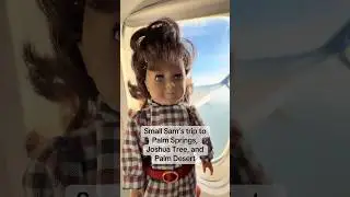 Travel vlog with Small Sam #americangirldoll #americangirl #california #travel #dollcollector