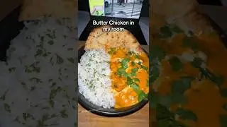 Butter Chicken in my dorm #shorts