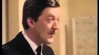 Funny Hugh Laurie & Stephen Fry comedy sketch! 'Your name, sir'   BBC