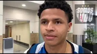 Patrik Mercado previo al partido ante BSC