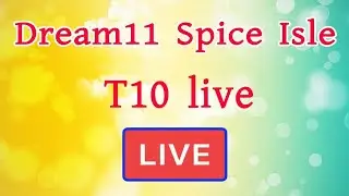 Spice Isle T10 2021 Live | SS vs CP Live | T10 Live |  Saffron Strikers vs Cinnamon Pacers Live