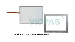 For proface GP-4601TW touchscreen and overlay with keypad, lcd display, plastic case housing replace
