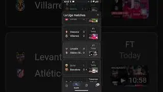 La Liga Football Scores #laliga