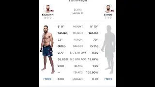 Austin Lingo vs Jacob Kilburn