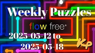 Flow Free - Weekly Puzzles - Amoeba Challenge - 2025-05-12 to 18 - May 12 to 18 2025