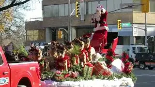 Santa Claus, KW Santa Claus Parade, Kitchener, Ontario - clip 2753