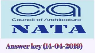 National Aptitude Test in Architecture (NATA) Answer key (14-04-2019)