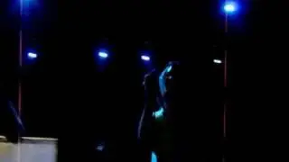 Pat Kirch on stage attempting to sing :)