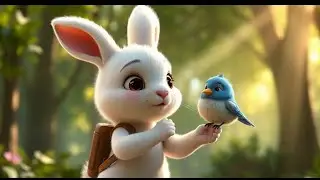 Forest Hero: Bunny Saves Bird! 🌲✨ | Cute 3D Animation Animal Rescue Tale | Tasneem's Diary. 