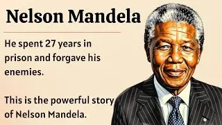Nelson Mandela's Story || Learn English With Biography Level 2 🔥 || English Listening Practice ✅