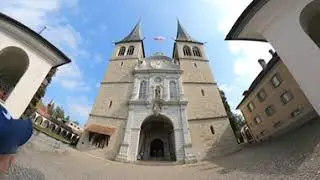Katholische Hofkirche St. Leodegar (Main Catholic Church) Lucerne, Switzerland (Daily 360&deg; VR Video)