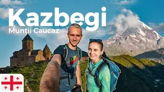 29. Satul de la poalele Muntelui KAZBEK. STEPANTSMINDA, o destinație de neratat în Georgia! 🇬🇪