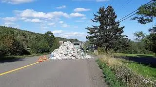 Garbage Truck Fire + Brake Failure / Ammon, NB / 09-17-21