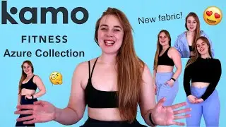 New Kamo Fitness Azure Collection | Try On & Review | New Fabric & Favourites?!