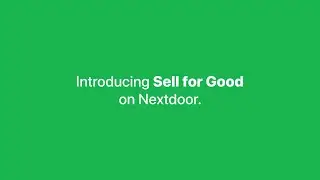 Sell for Good on Nextdoor