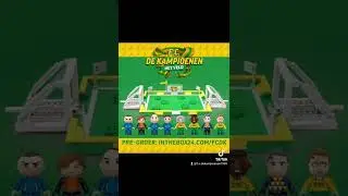 maak je eigen tribune of voetbalveld van f.c. de kampioenen #fcdekampioenen💚💛💚