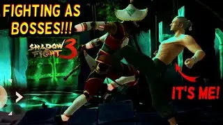 Shadow Fight 3. I Fought As SHADOW Today! It was AMAZING! Fighting as Bosses.