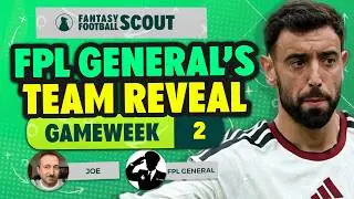 TOP 30K 🌎🚀 | FPL GENERAL'S TEAM REVEAL GW2 🔥 |  FPL Tips 26/27
