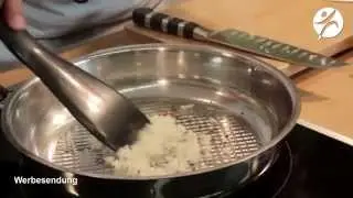 Steak ohne Fett in der Pfanne braten von Bernd Trum