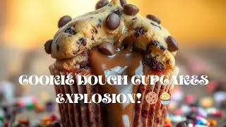 COOKIE DOUGH CUPCAKES EXPLOSION! 🍪🧁