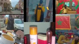 مشينا أنا وصحبتي الكافي نتفرجو فالمنتخب الوطني وطحت شتوة ياسلام☔🌧️