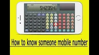 How to know someone mobile number