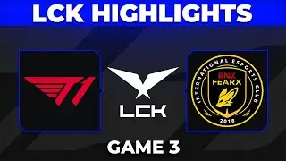 T1 vs BFX Highlights Game 3 | LCK Cup 2026 | T1 vs BNK FEARX by Onivia