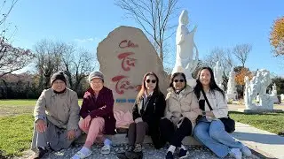 I'm back 🙏 At Tu Tam Pagoda, Port Jefferson Station, New York @LindaNgocHuong #vuivoilindangochuong