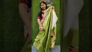 Bongstyle Exclusive | Chanderi Pure Silk by Cotton Hand Mom Batik Saree