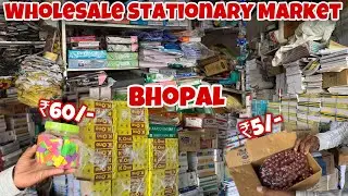 Wholesale Stationery Items Market In Jumerati Market Bhopal | Fancy stationery Cheapest Price