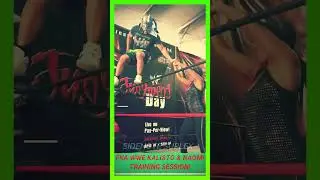 #shorts Trinity Fatu WWE Naomi Kalisto Samuray del Sol training session!