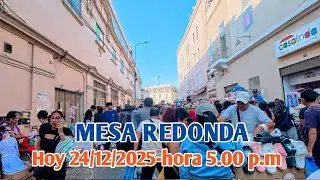 LIMA PERÚ 4K | ASÍ SE VIÓ MESA REDONDA HOY 24 DE DICIEMBRE DE 2025 | CENTRO DE LIMA | HORA 5.00 P.M