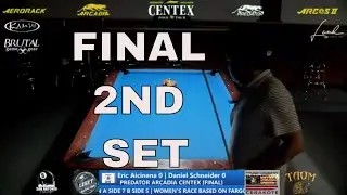 2nd Set Final Eric Aicinena vs Daniel Schneider / Predator Arcadia CenTex Pool Tour Stop #6